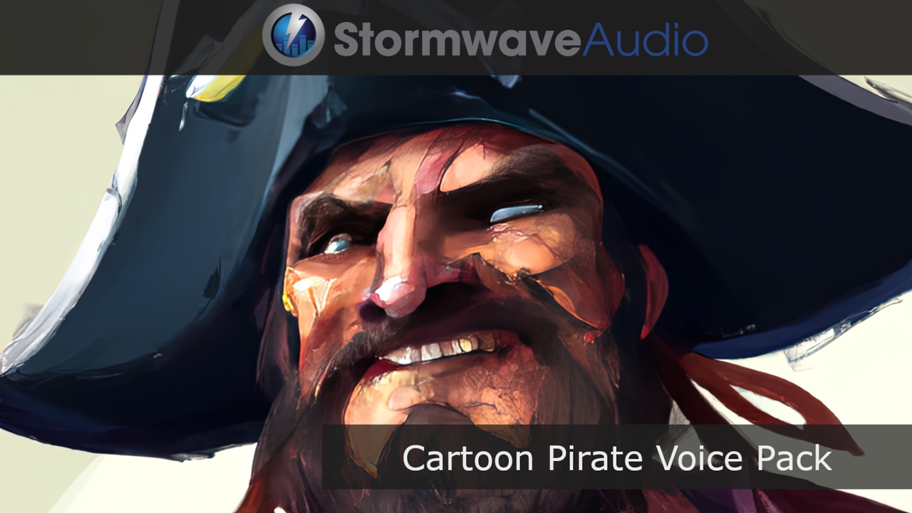 Media 1 for listing Cartoon Pirate Voice Pack