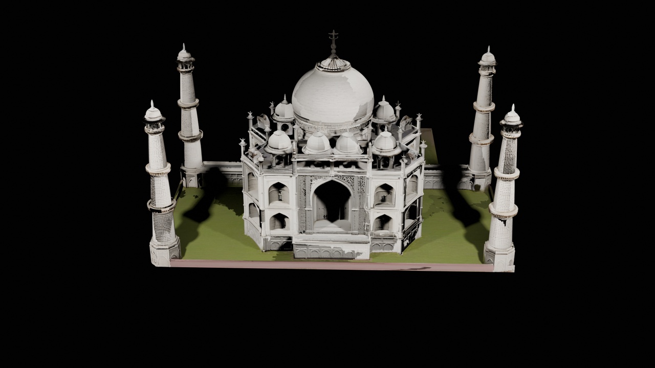 Media 1 for listing Taj Mahal Heritage Palace – Detailed 3D Architectural Model