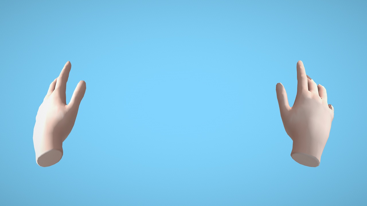 Media 1 for listing Free Pack - VR Hands ( Rigged )