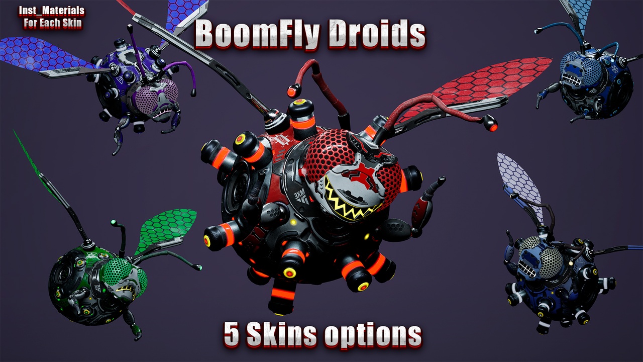 Media 1 for listing Sci-Fi Droid BoomFly