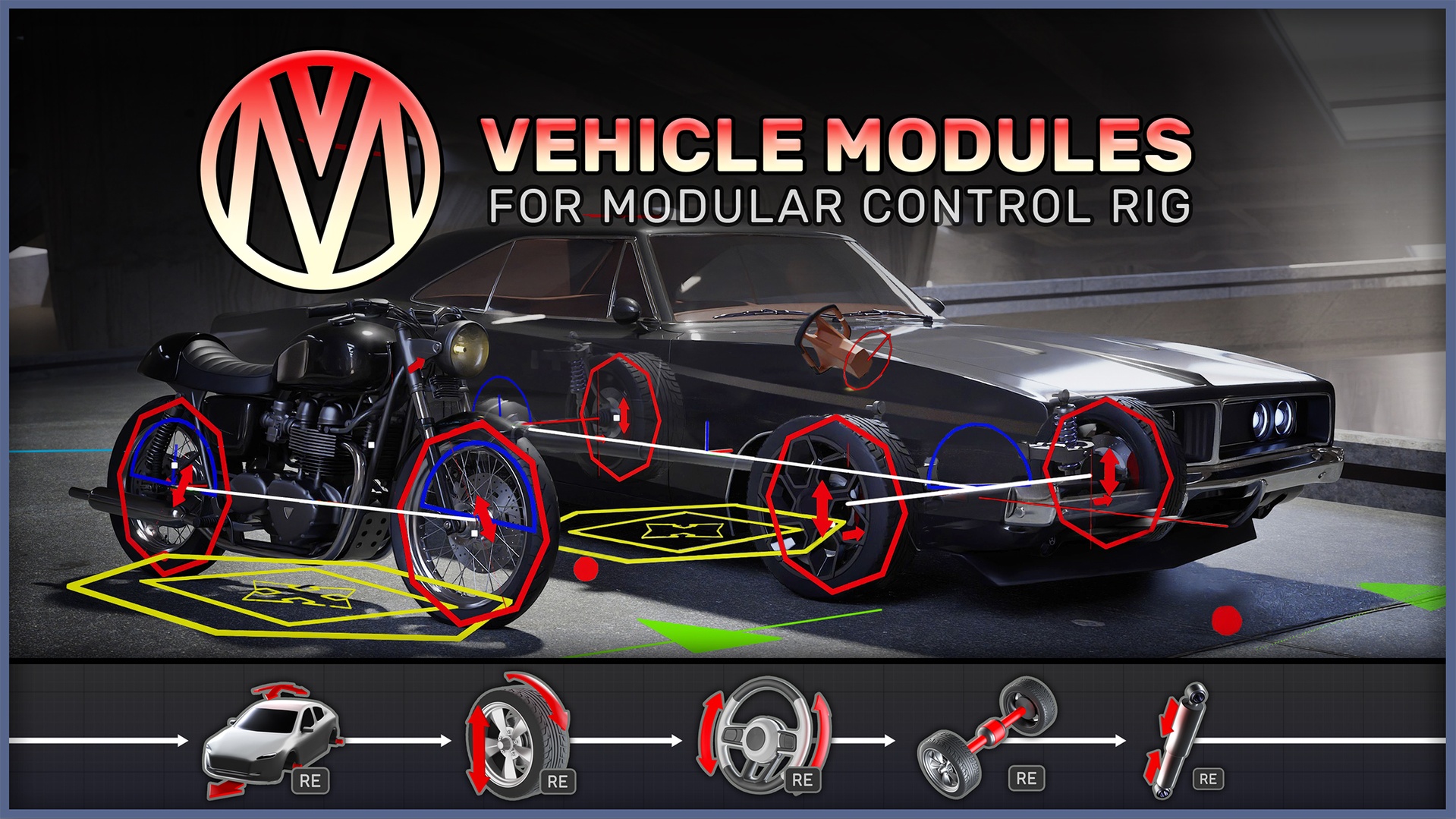 Control Rig Modules For Vehicles