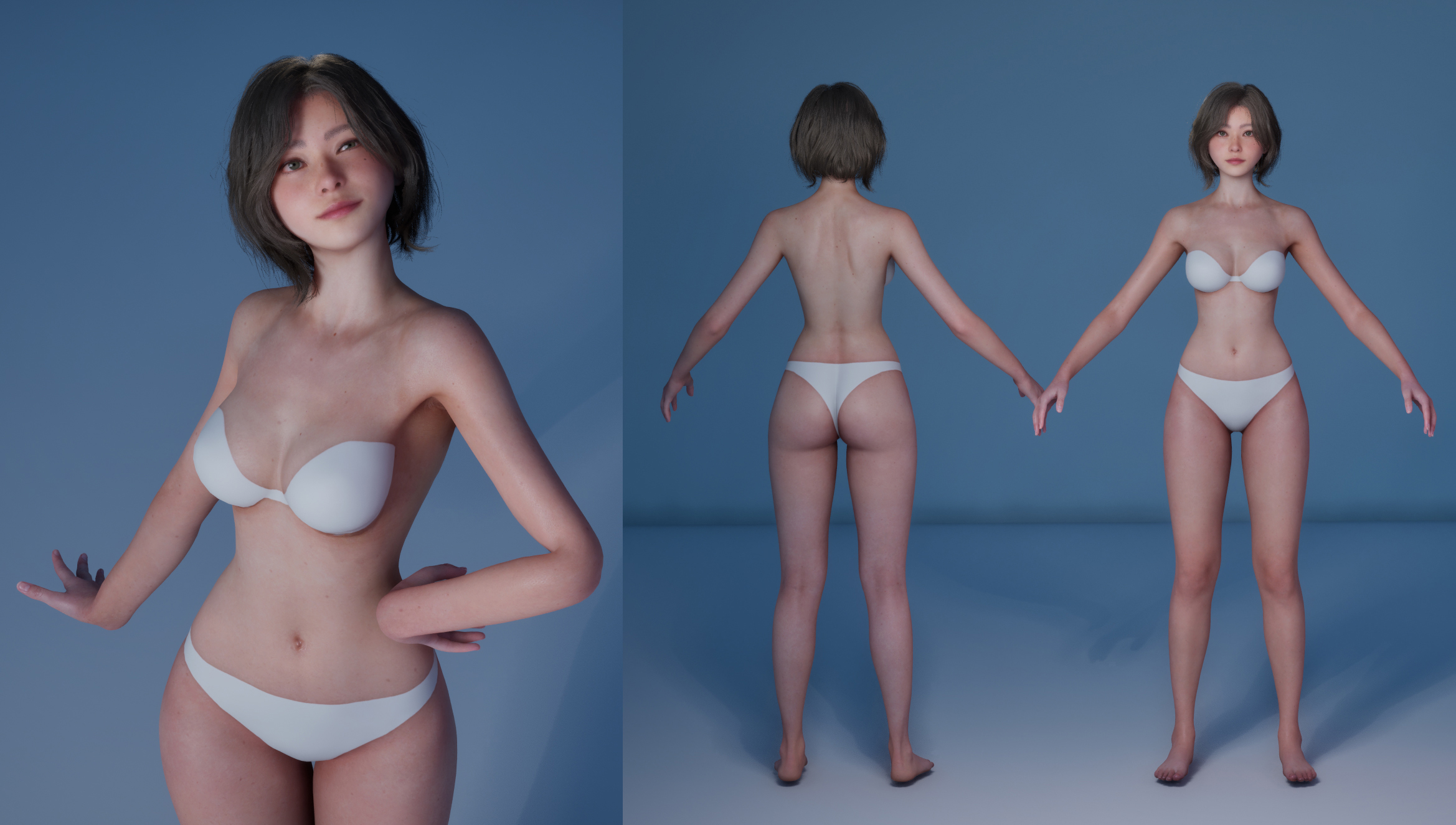 UE5 Female Base Body - Arin | MetaHuman Compatible, Fully Rigged | SH ...