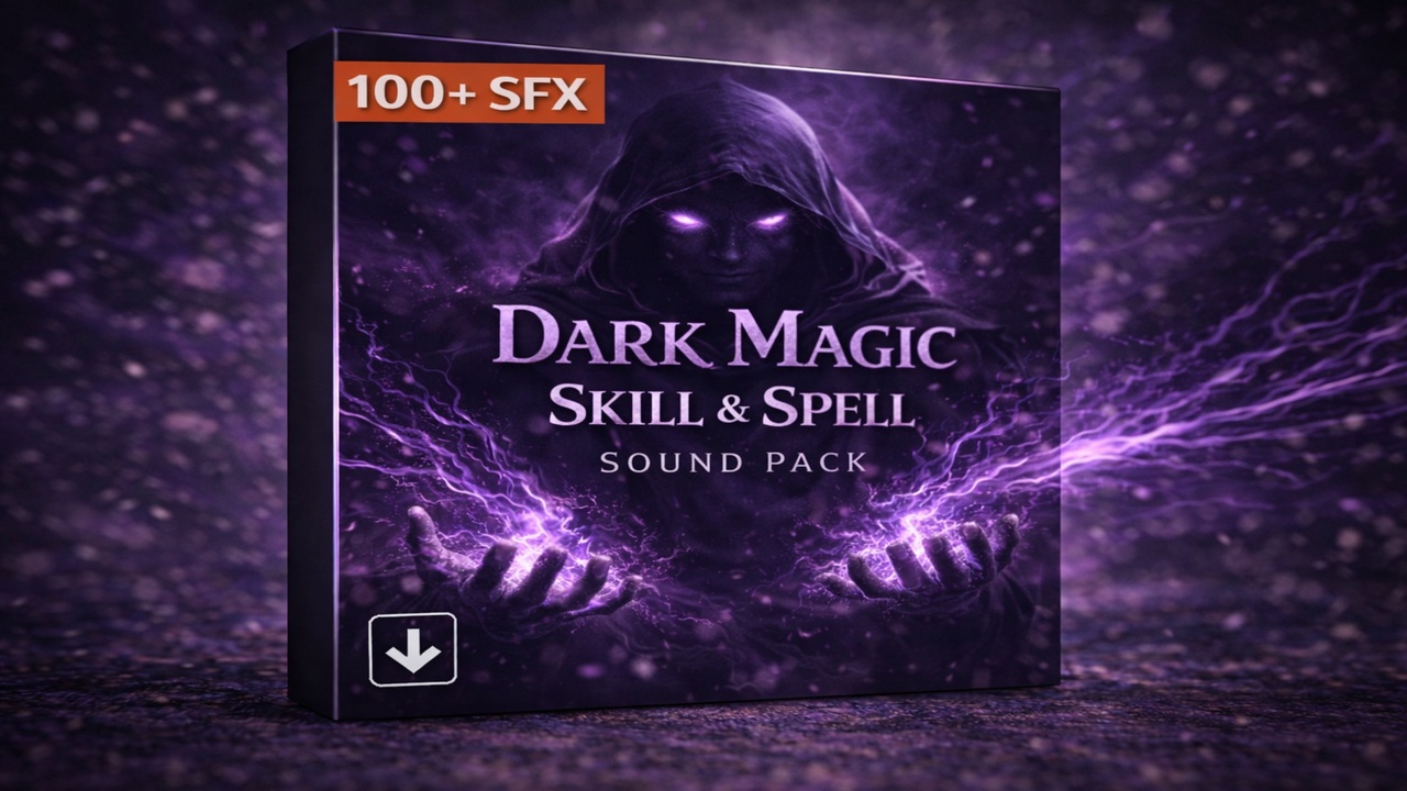 Media 1 for listing Dark Magic Skill Spell Sound Pack