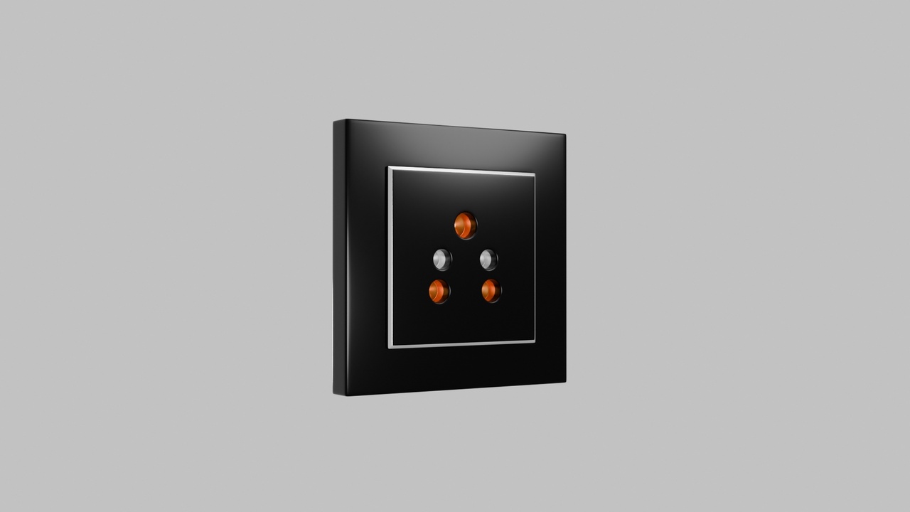 2 Module Switch Plate Two Module Plate Design | Fab