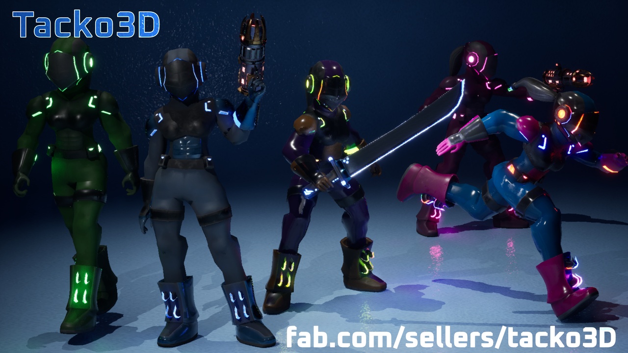 Media 1 for listing Viper Cyborg - Customizable Cyber Ninja