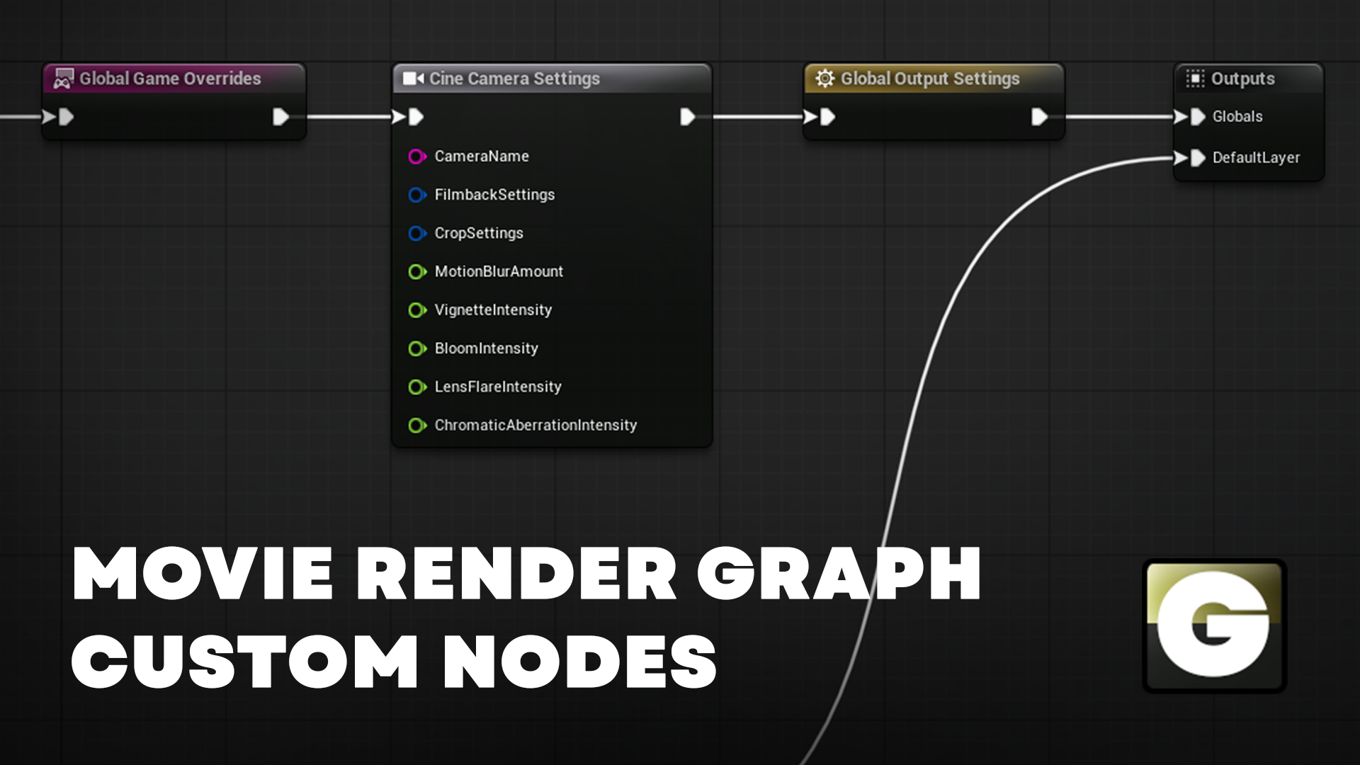 Movie Render Graph Custom Nodes | Fab