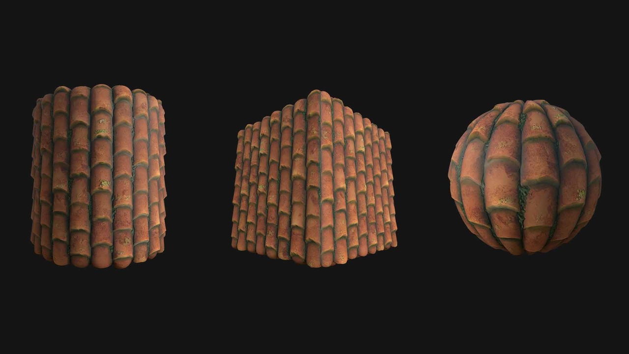 Pack Roof Stylized Textures 2 제품 등록을 위한 미디어 1개