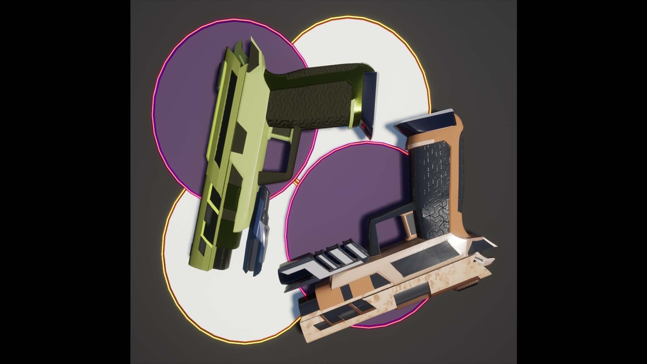 Media 1 for listing SciFi Gun Vol-1 Handgun