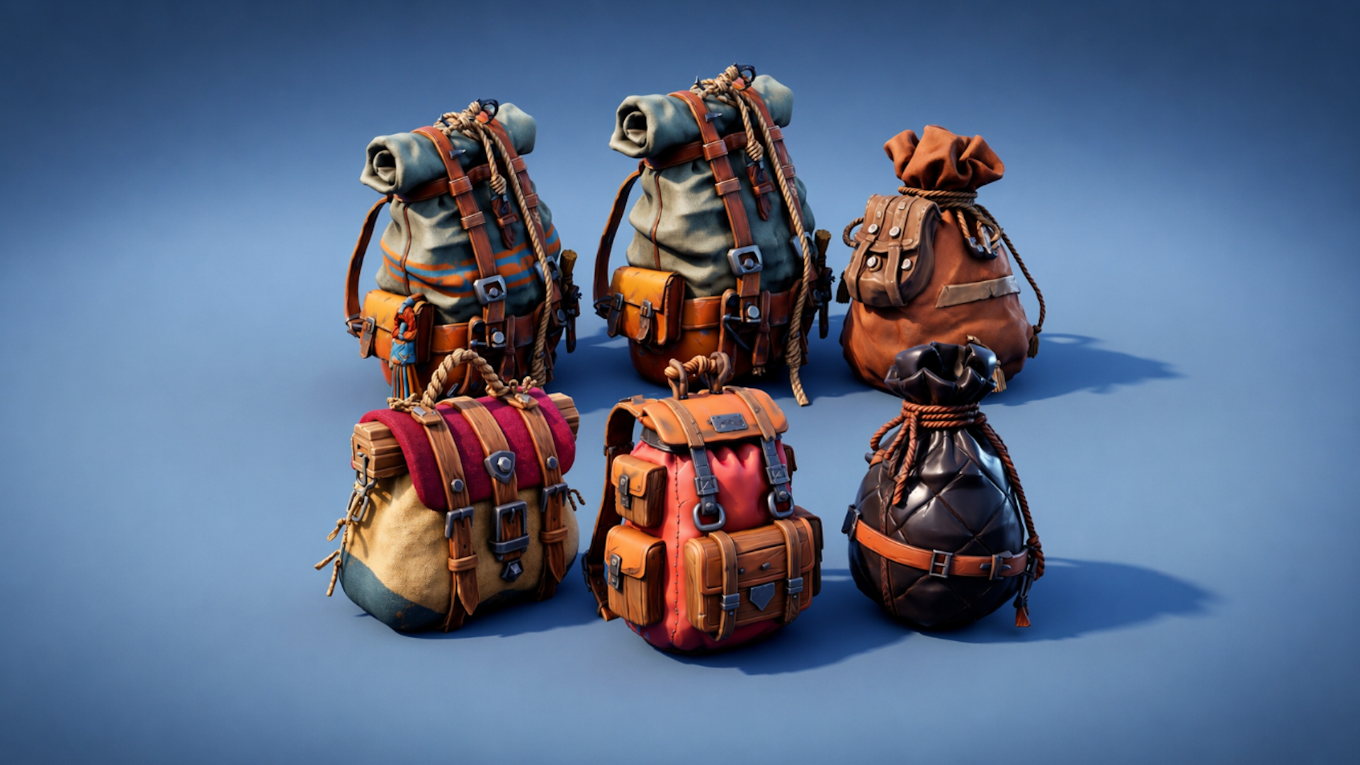 Sylized Rucksack FREE Stylized Backpacks Set🎒 | Fab