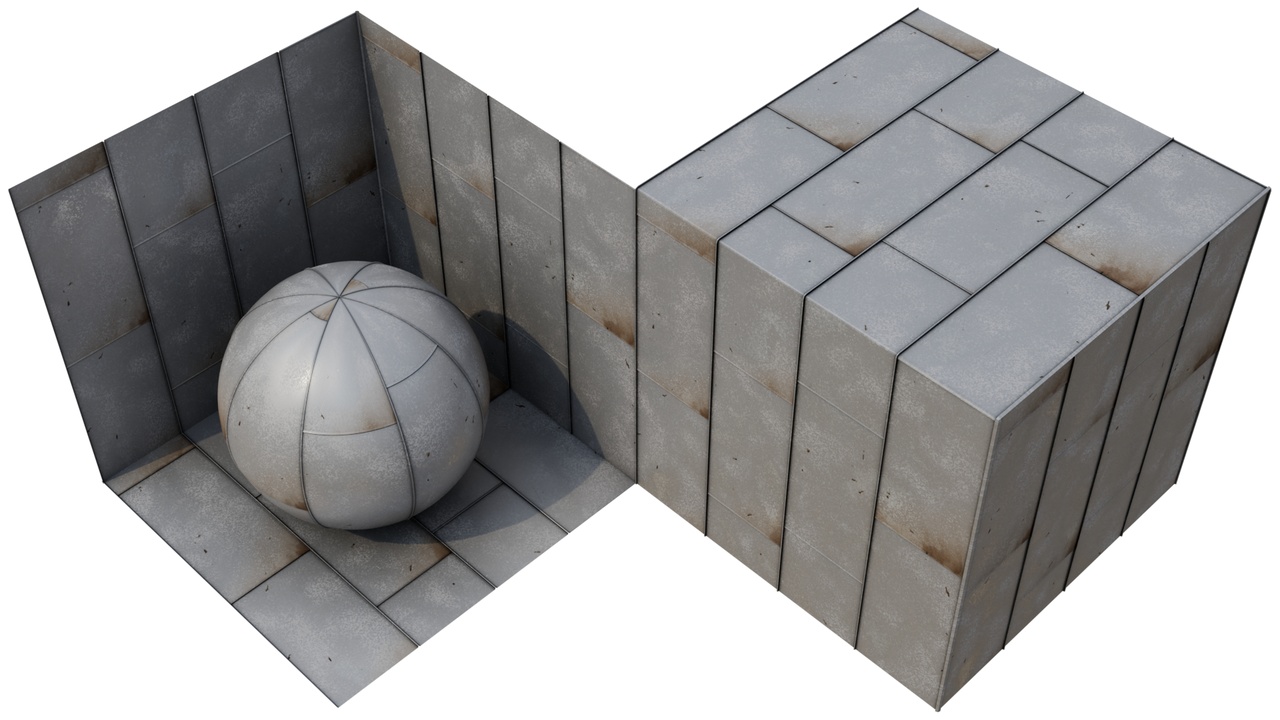 Media 1 for listing Realistic PBR material. Galvanized steel #2