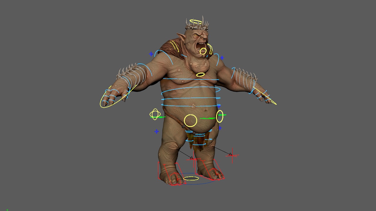 Media 1 for listing Goblin King MAYA RIG