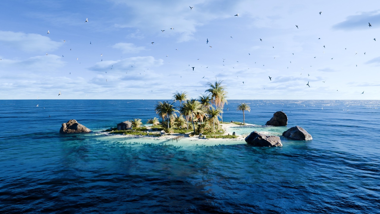 Media 1 for listing My little island -in Blender-