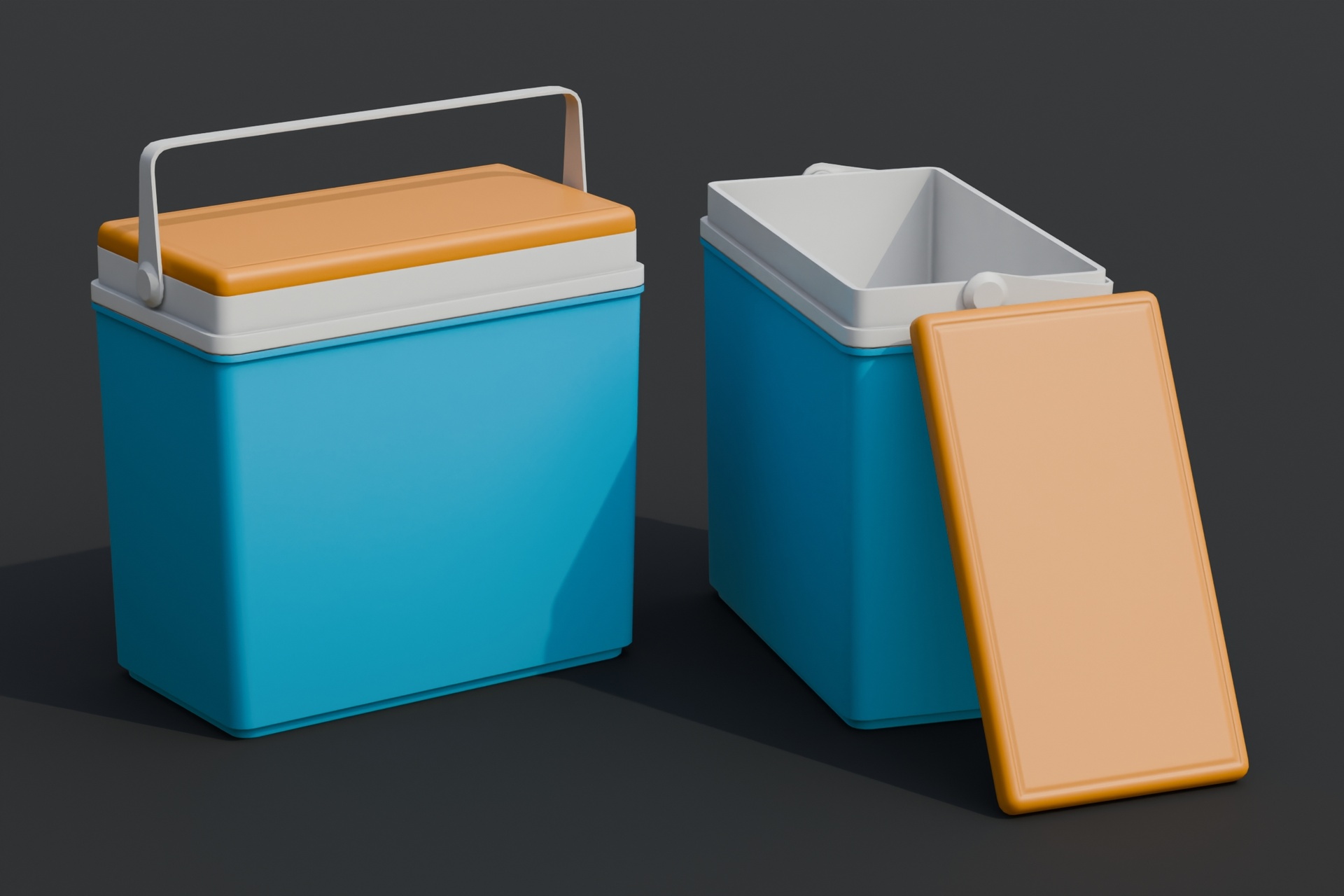 Media 1 for listing Plastic Cooler Box Game-Ready Low-poly 3D model