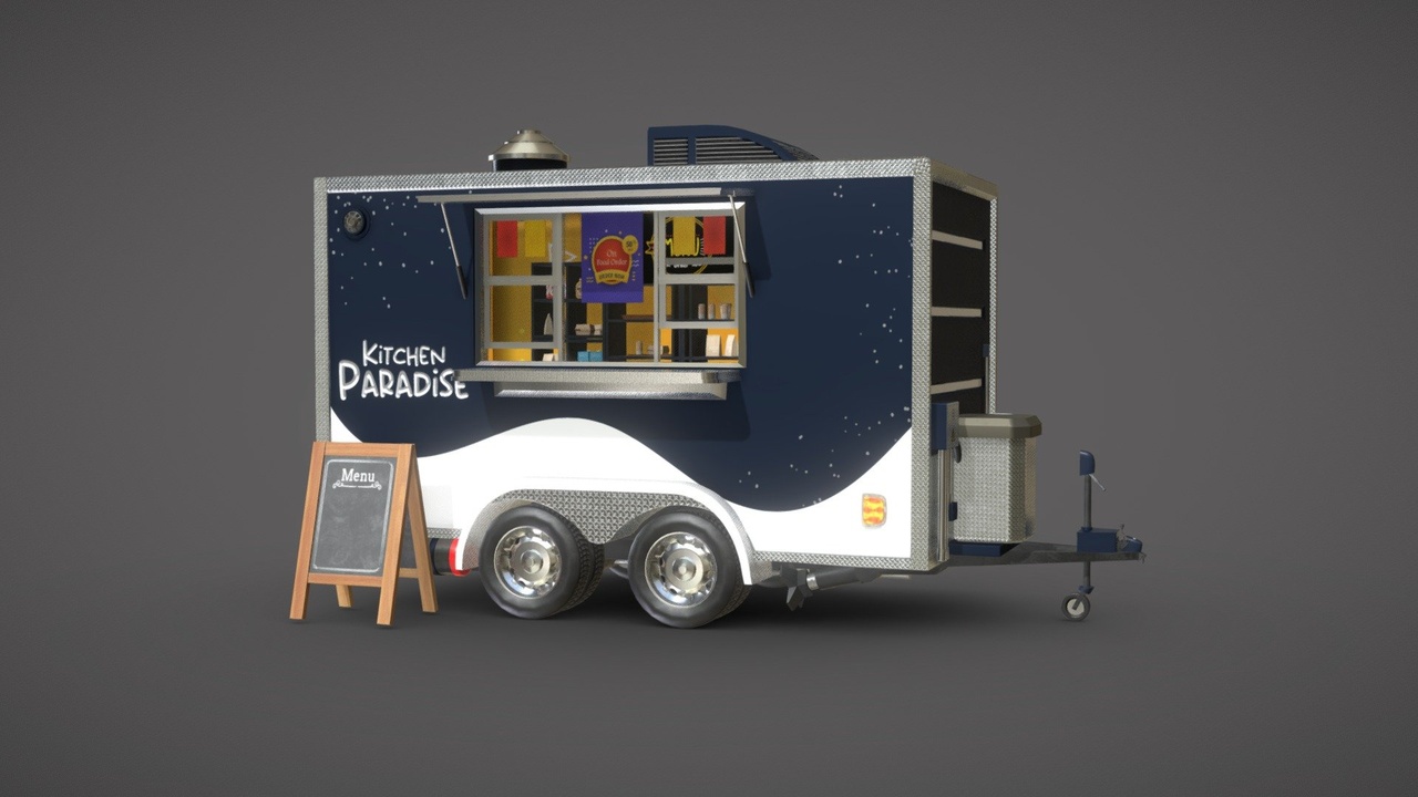 Media 1 for listing Food Trailer for Ar,Vr and Games