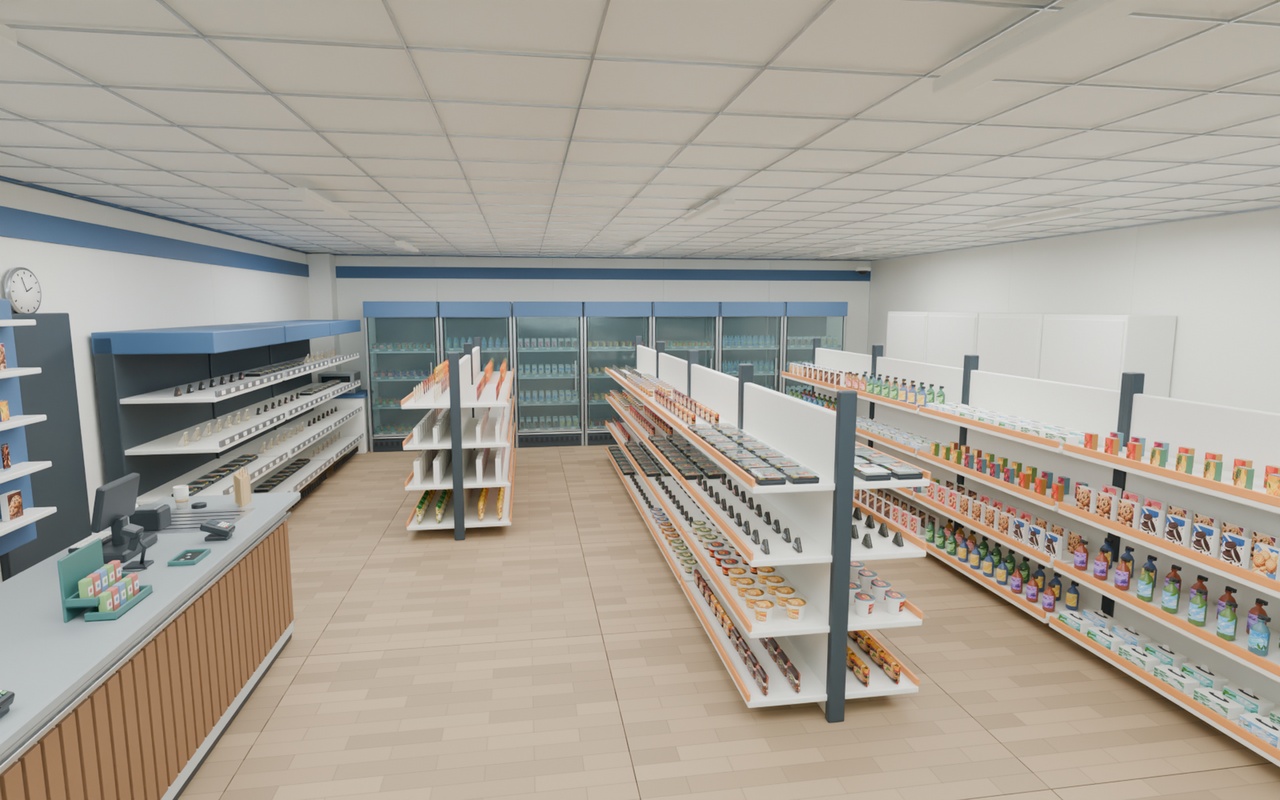 Media 1 for listing Convenience Store Interior Kit