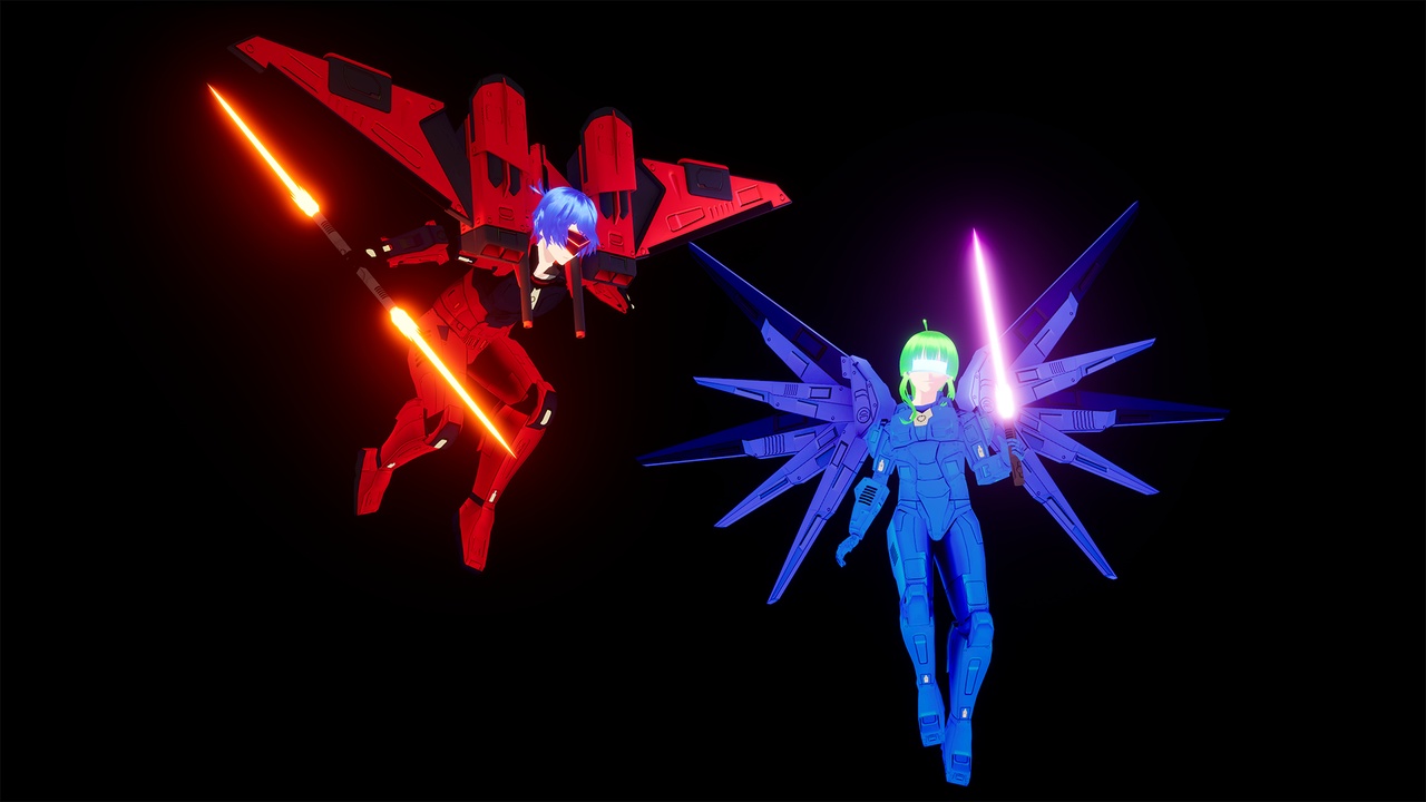 Media 1 for listing Razor's Sci-Fi Anime Character Pack