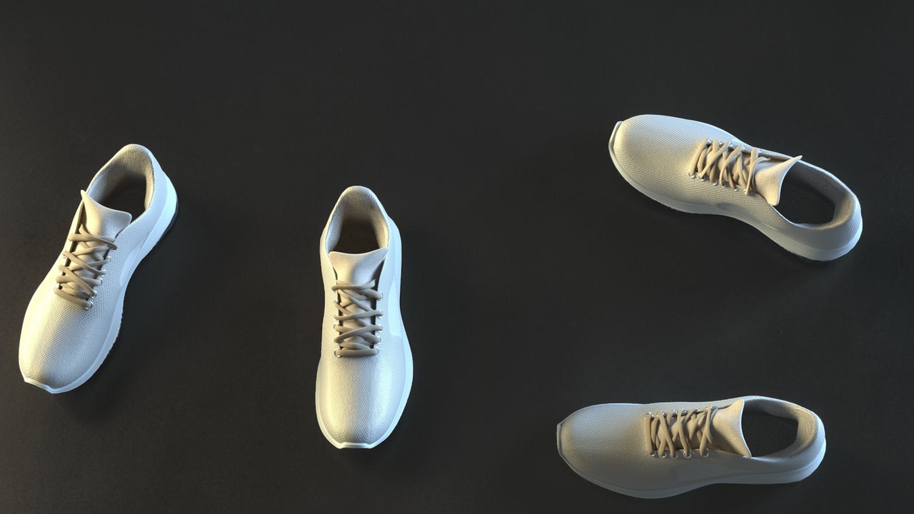 Media 1 for listing Casual Trainer Shoes - Metahuman Compatible