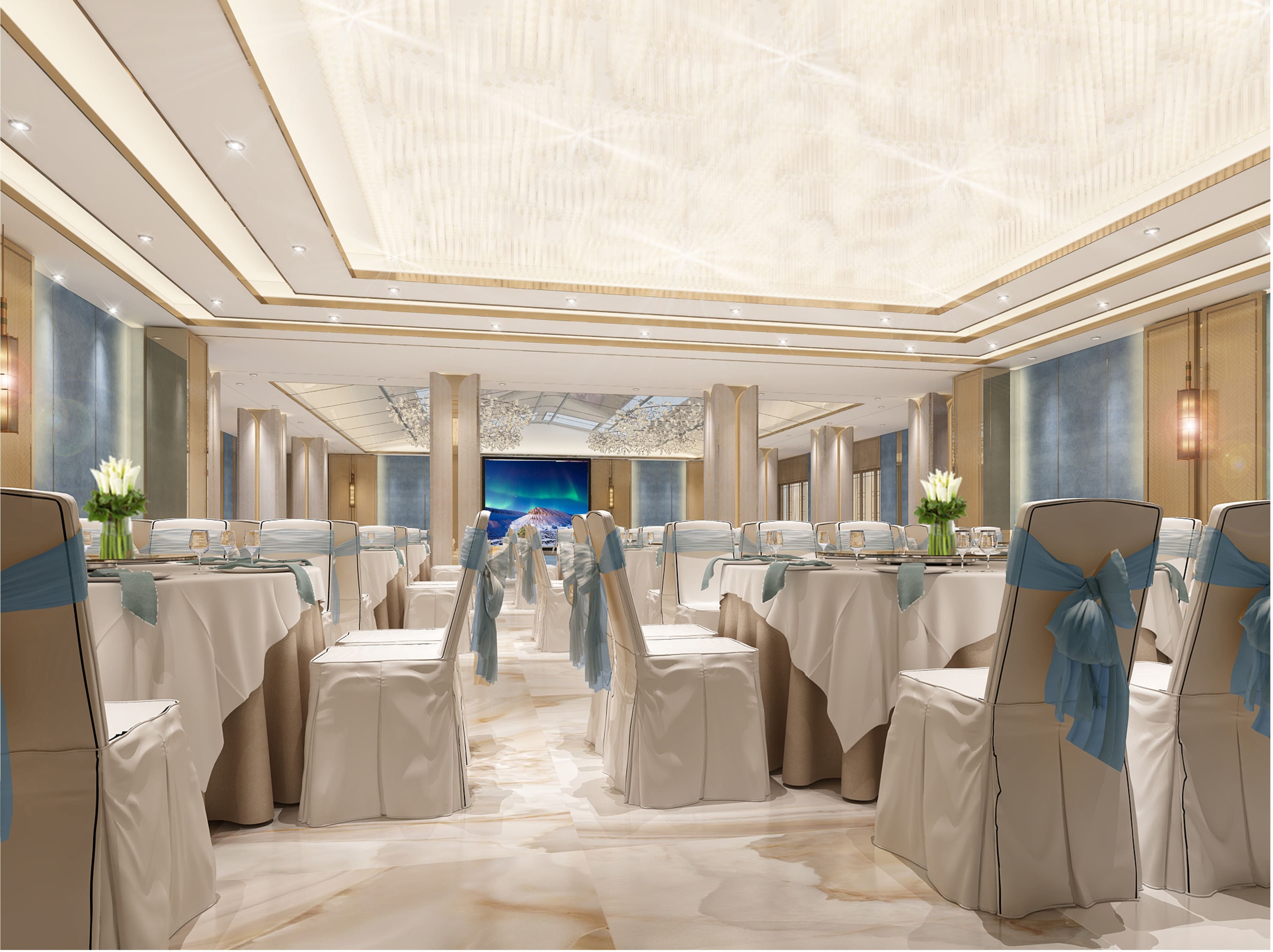 Media 1 for listing Luxury Wedding Hall | Hotel Banquet Ballroom Vol.04