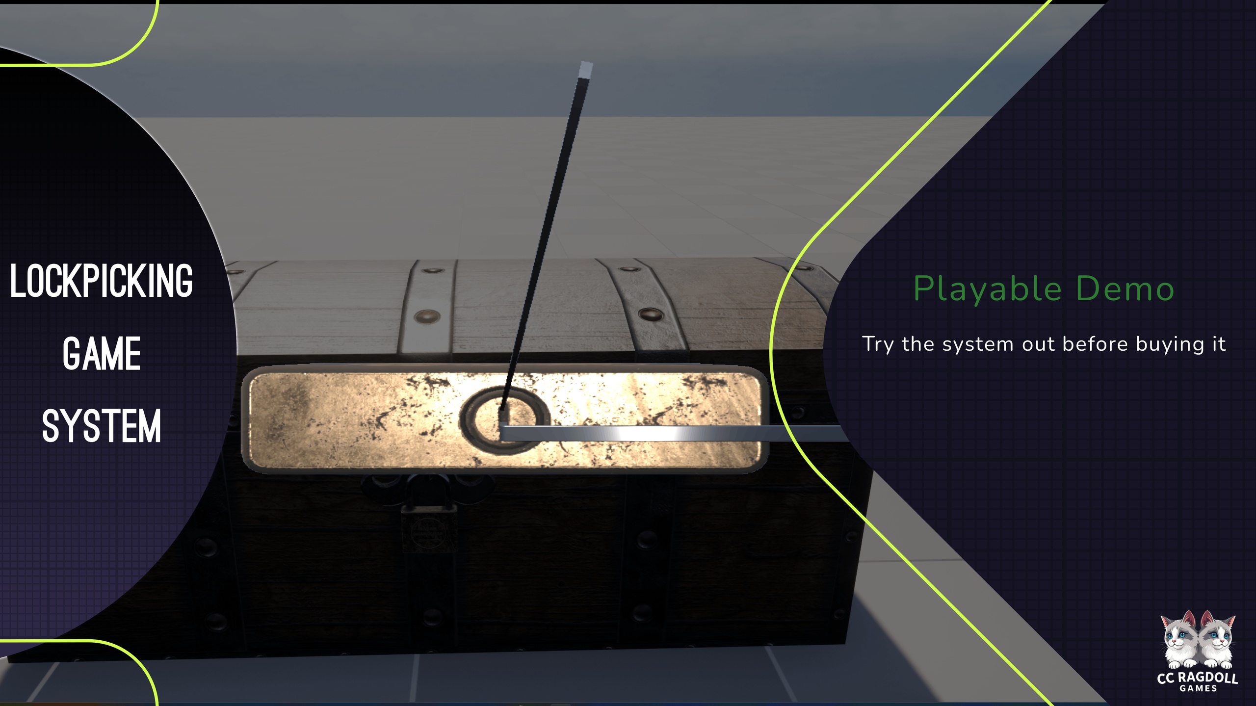 Media 1 for listing Lockpicking Game System โ Configurable & Modular