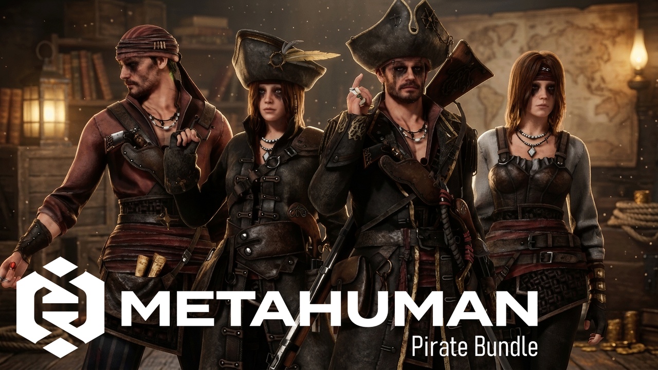 Media 1 for listing MHC: Pirates | Metahuman Mega Bundle