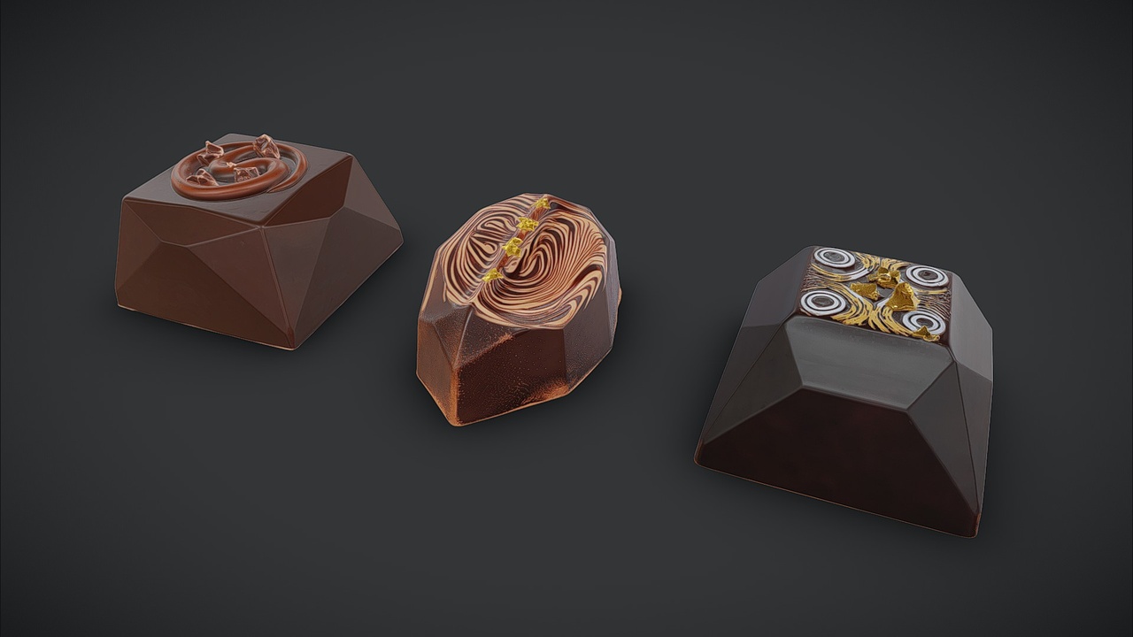 Media 1 for listing Luxury Chocolate Bundle B - 3 Variations