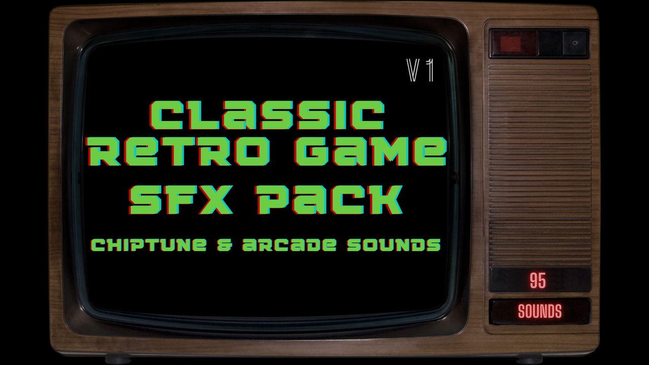 Media 1 for listing CLASSIC RETRO GAME SFX PACK – CHIPTUNE & ARCADE SOUNDS