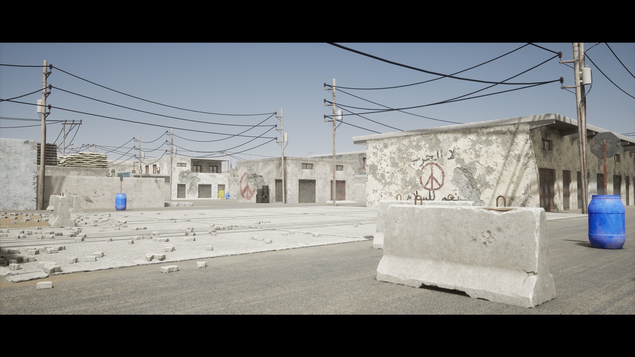 Media 1 for listing Middle Eastern Town [Middle East Warzone, Battlefield, Demoslihed War Town]