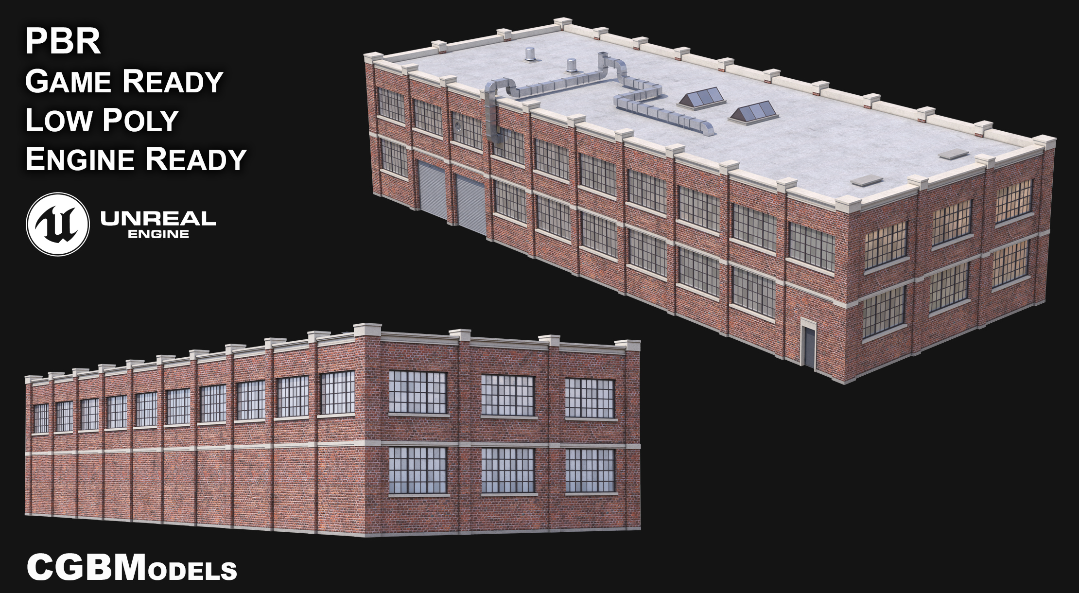 Industrial Building 37 Game Ready PBR | Fab