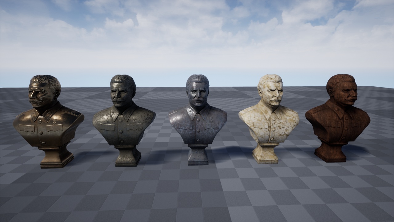 Media 1 for listing PBR Statues