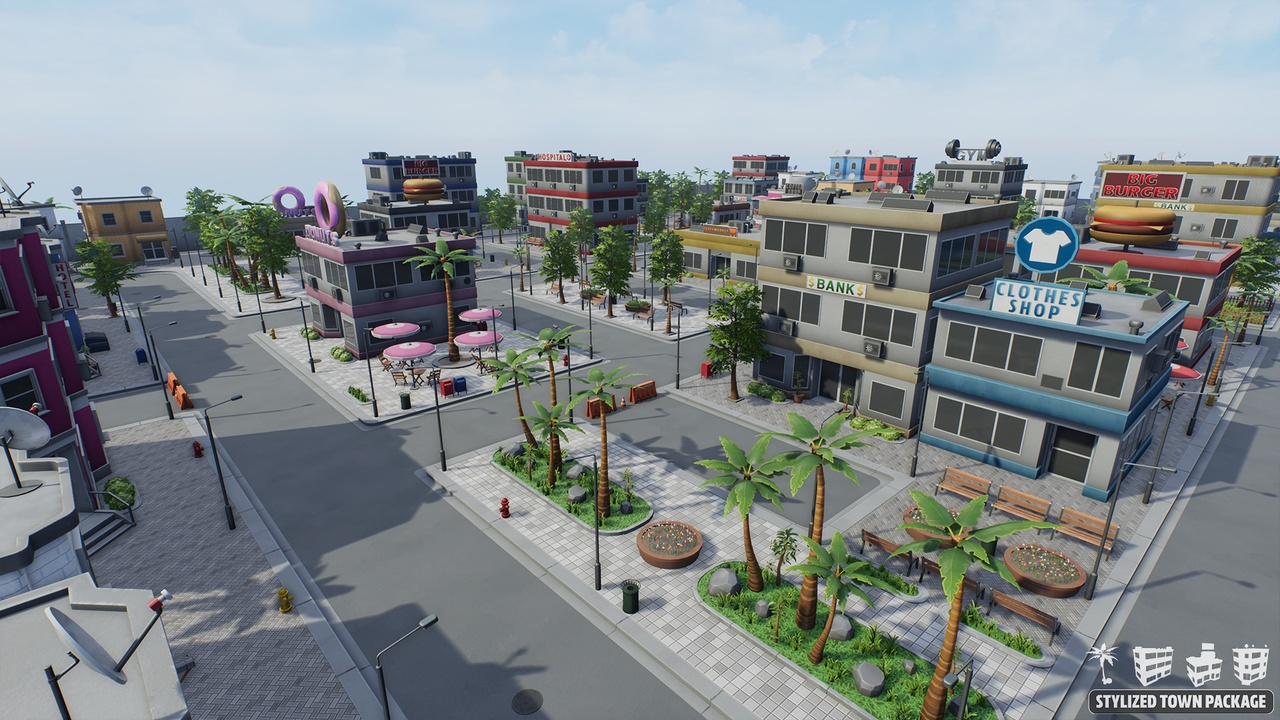 出品Stylized Town Packageのメディア1