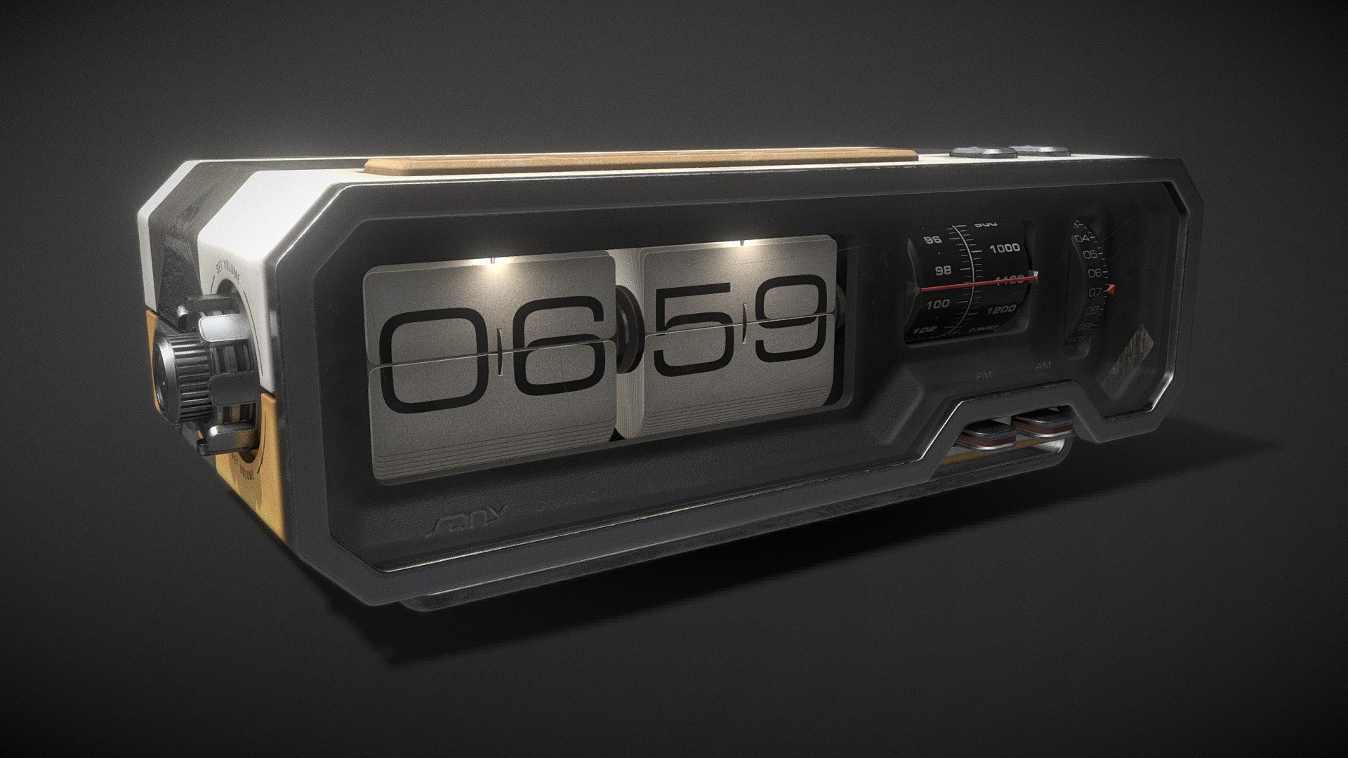 Sci-Fi Digimatic Flip Clock | Fab
