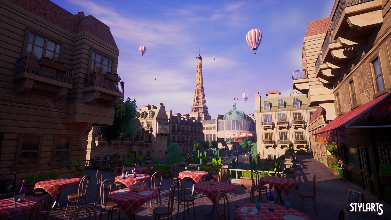 Media 1 for listing Stylized Paris City