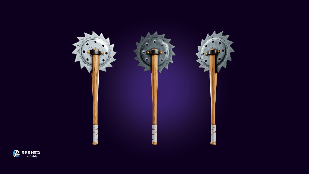 Media 1 for listing Stylized Sawblade Bat | عصا بيسبول ستايل