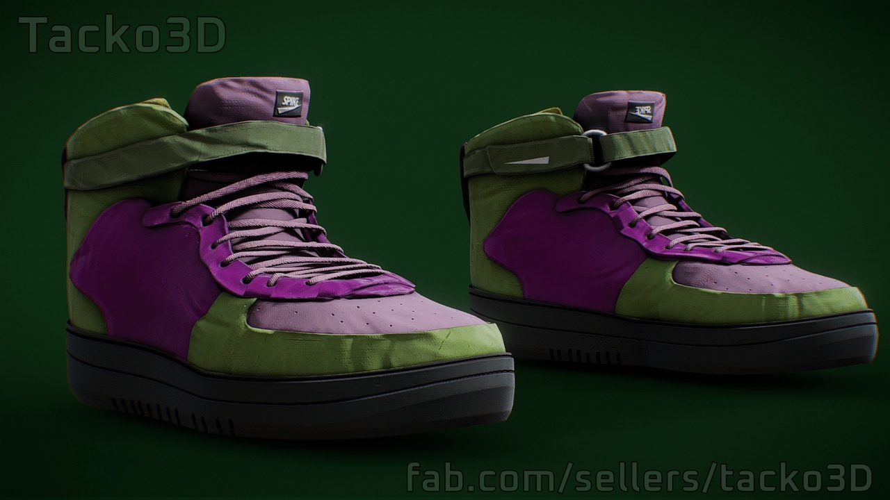 Media 1 for listing Spike High Top Sneakers - Incredible