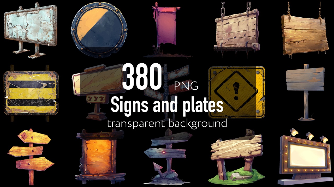 Media 1 for listing Signs and plates