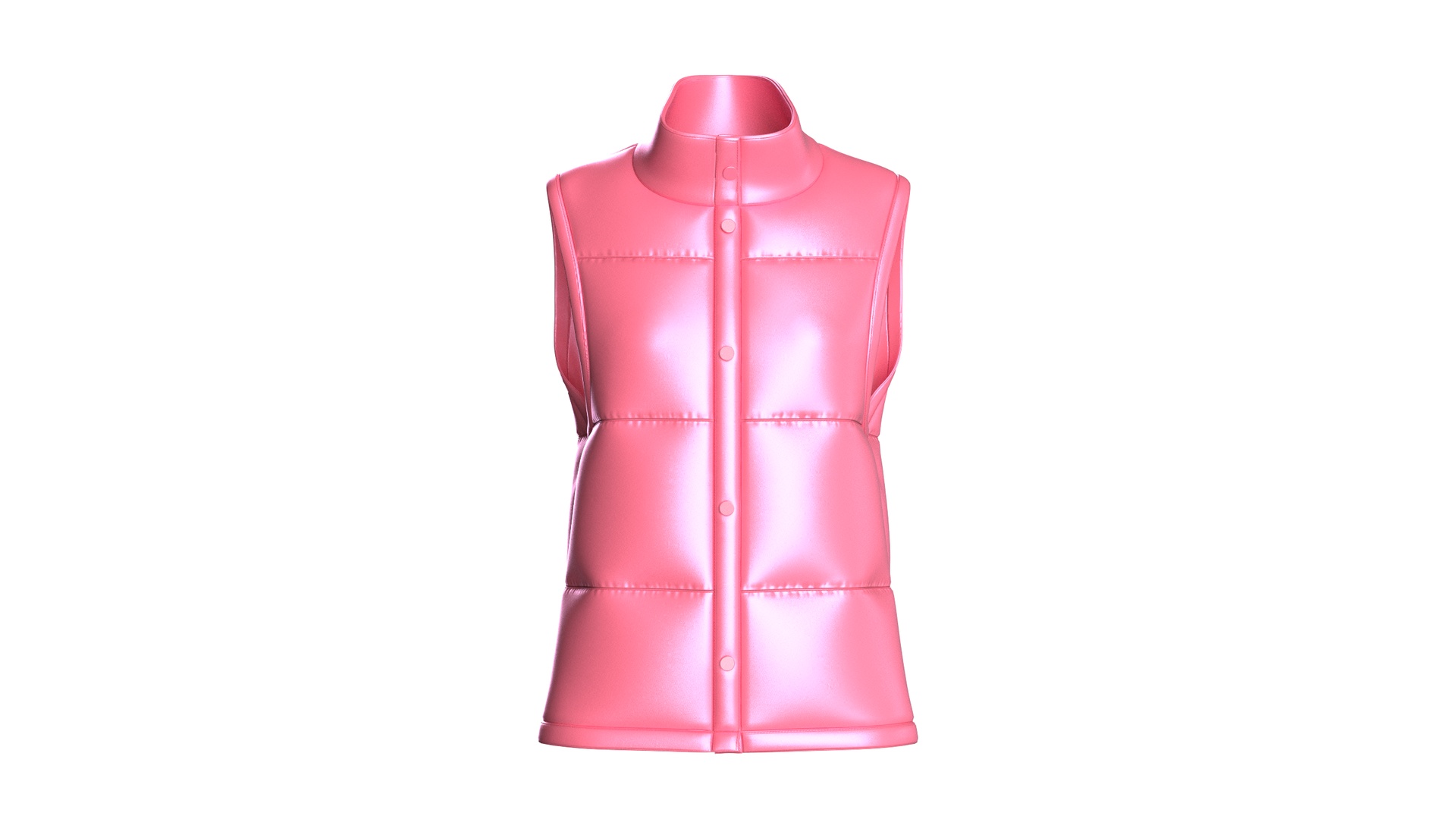 Media 1 for listing Girls Sleeveless Puffer Jacket | High Poly