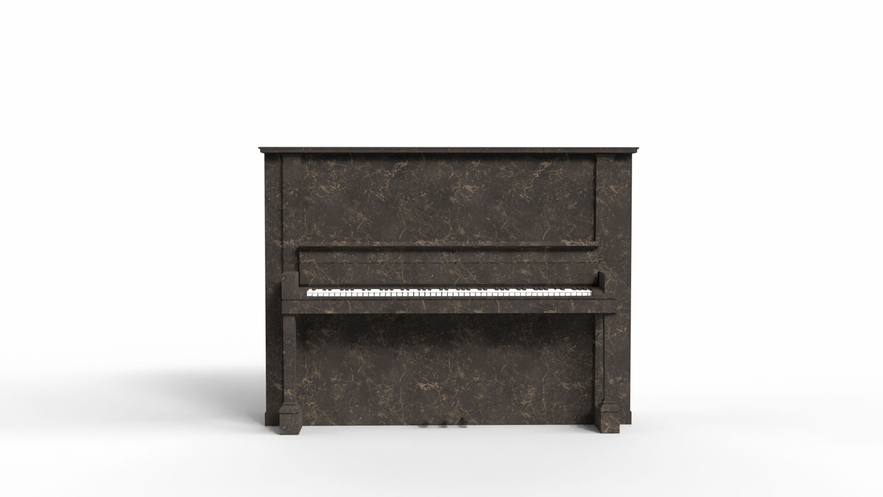 Media 1 for listing Glossy Wood Veneer Grand Piano
