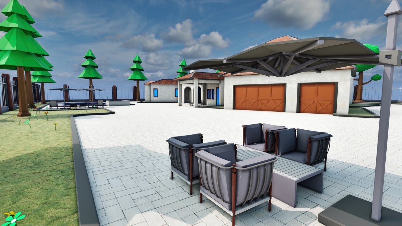 Media 1 for listing Californian Italian Luxury House Mansion Low Poly Vol.9 [Desktop & Mobile]