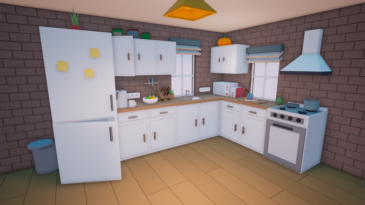 Media 1 for listing Low Poly Cartoon House Interiors