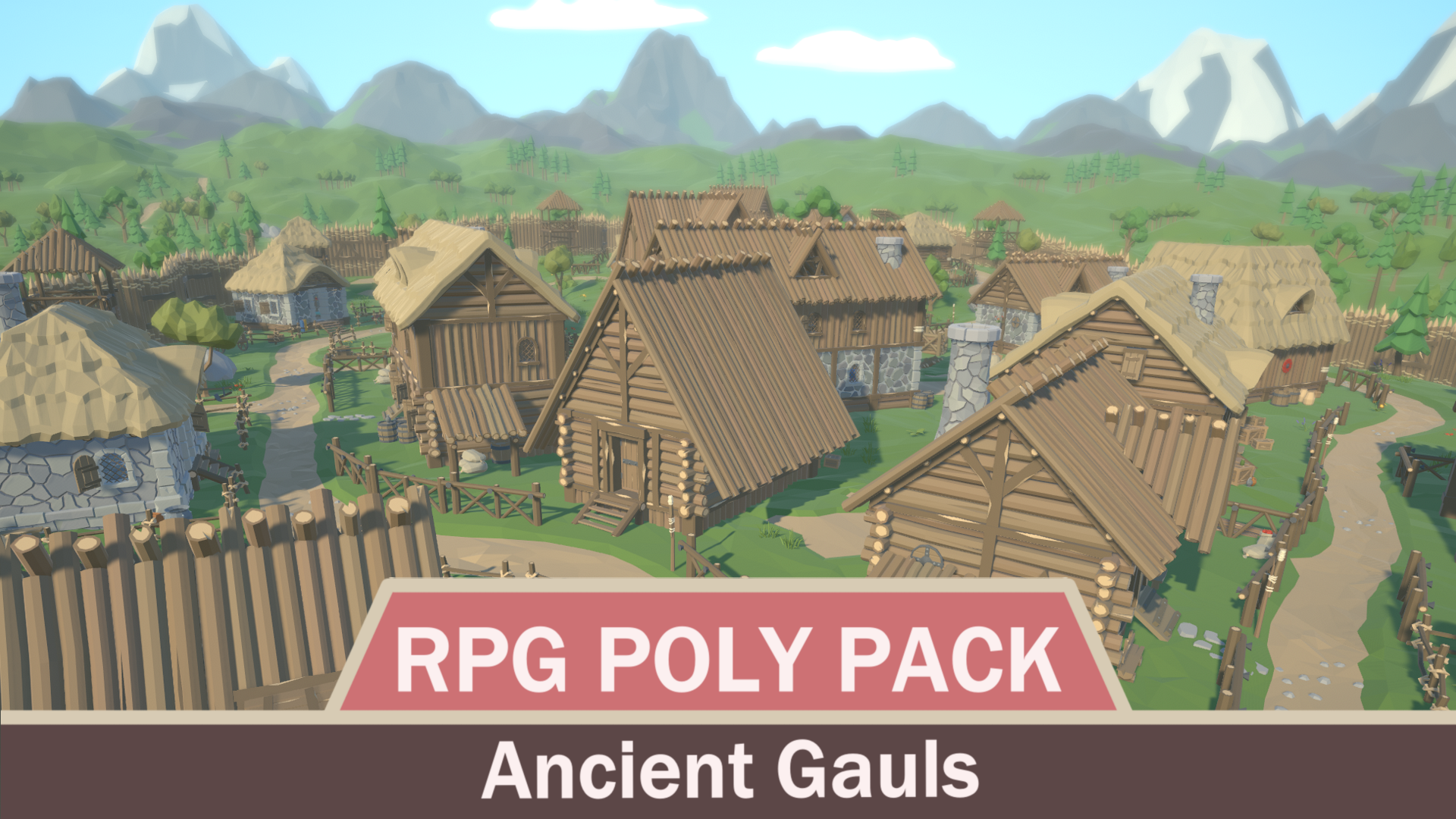 RPG Poly Pack - Ancient Gauls | Fab