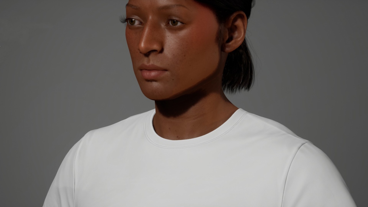 Media 1 for listing Realistic Female NPC MetaHuman for Cinematic & Games –  Pamela