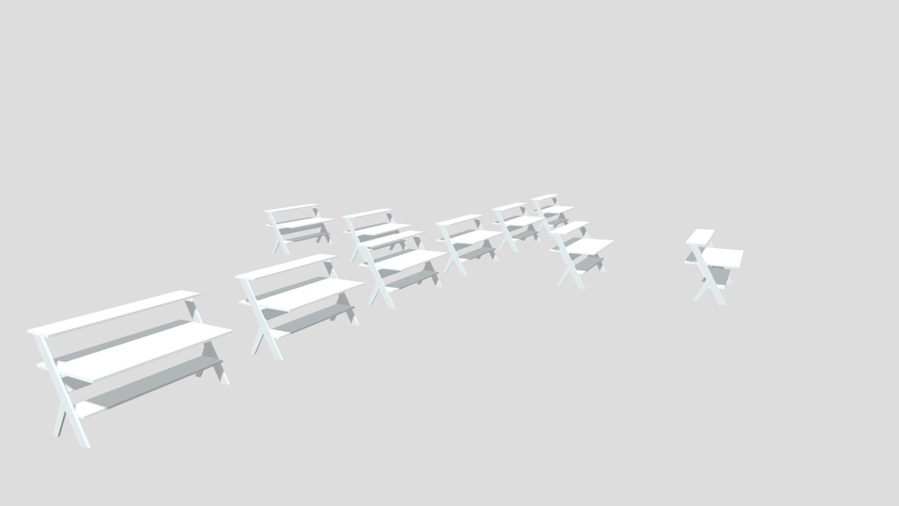 Media 1 for listing Desk 4 – Low Poly FBX Asset for Games & Interior