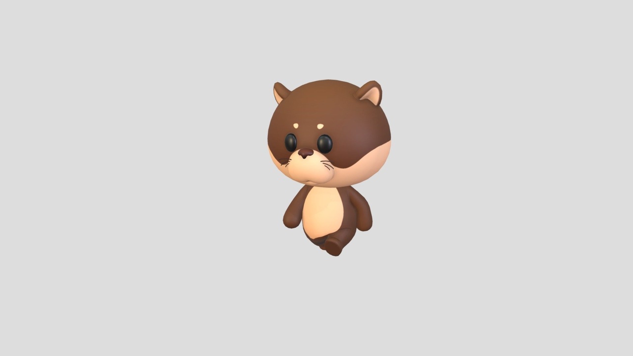 Media 1 for listing Character325 Rigged Otter