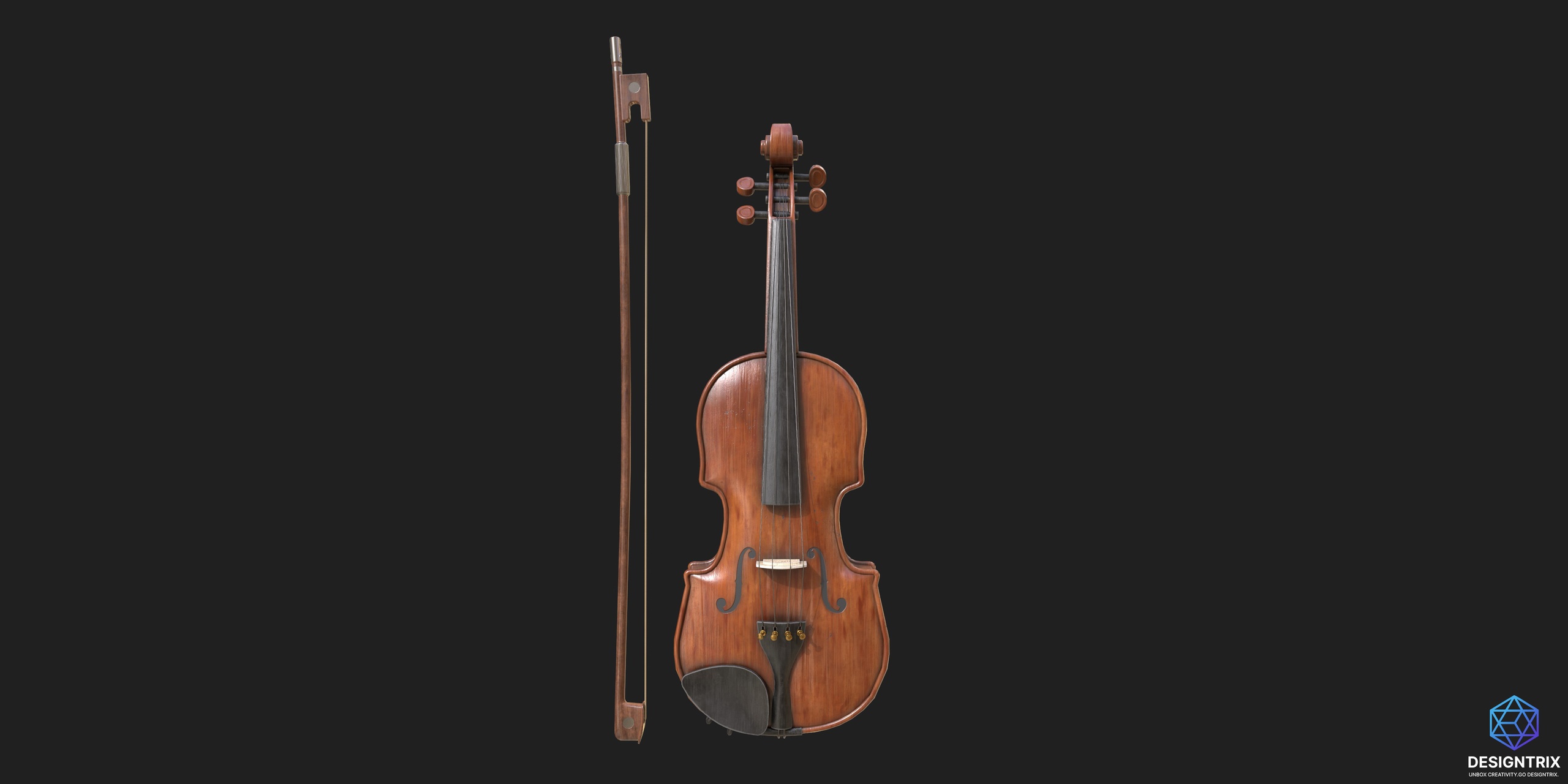 Media 1 for listing Violin 3D Model