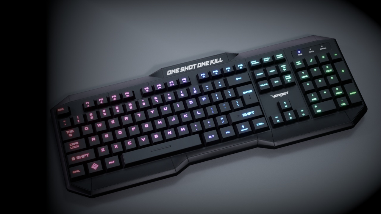 Media 1 for listing Vorqen RGB Gaming Keyboard