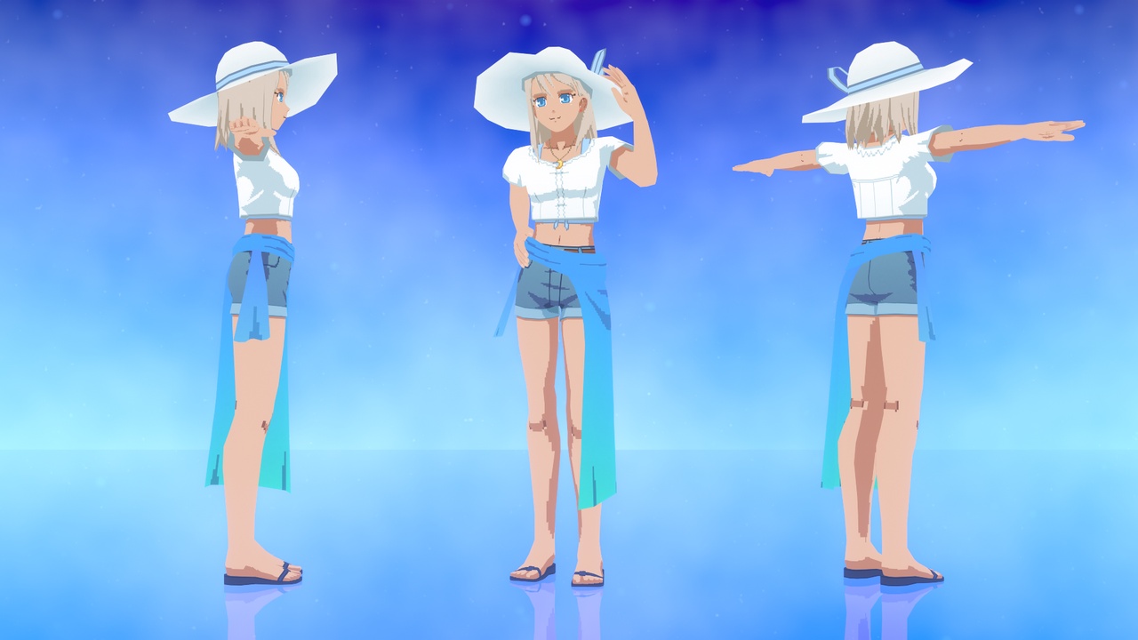 Media 1 for listing Anime 3D Pixelart - Cristina
