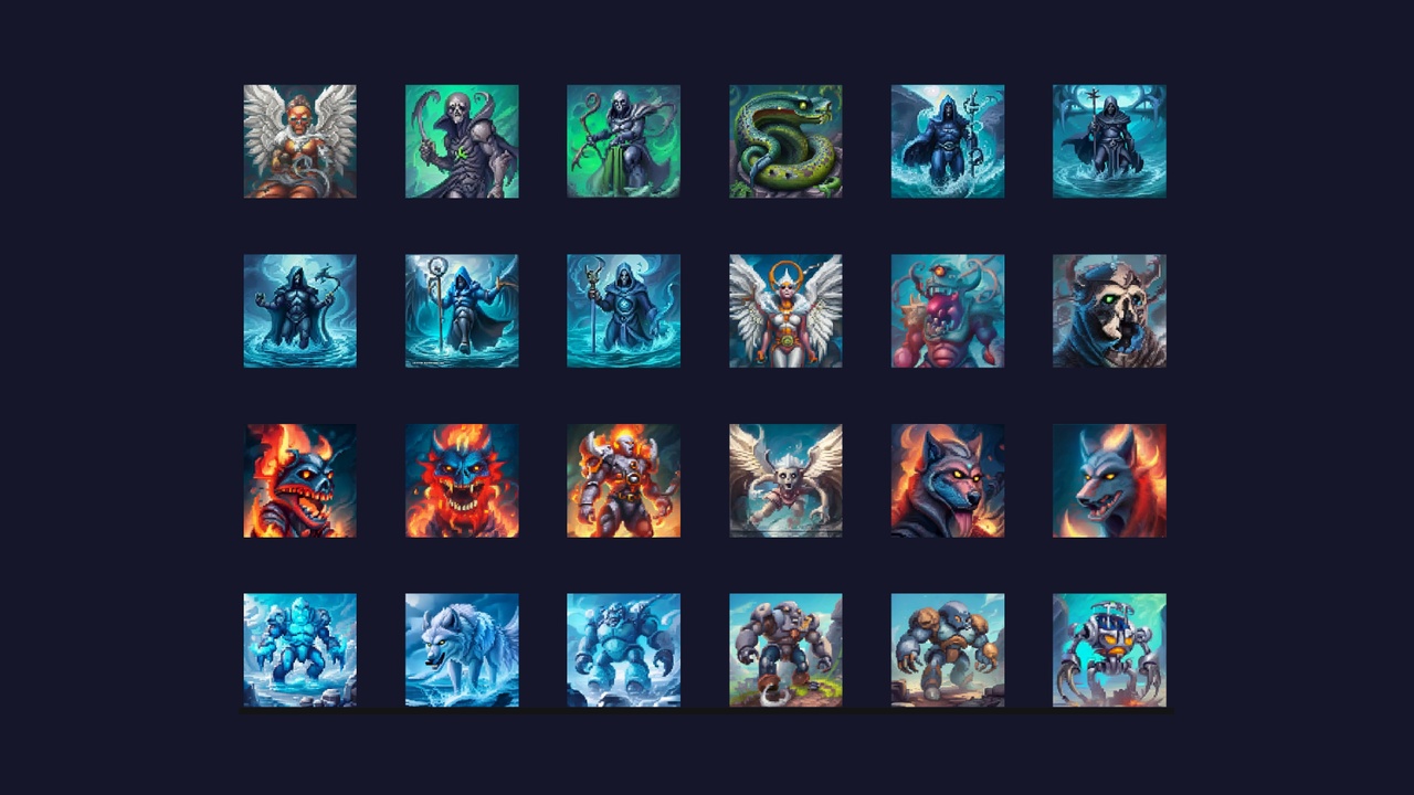 Media 1 for listing 169 Pixel Monsters Icons Pack