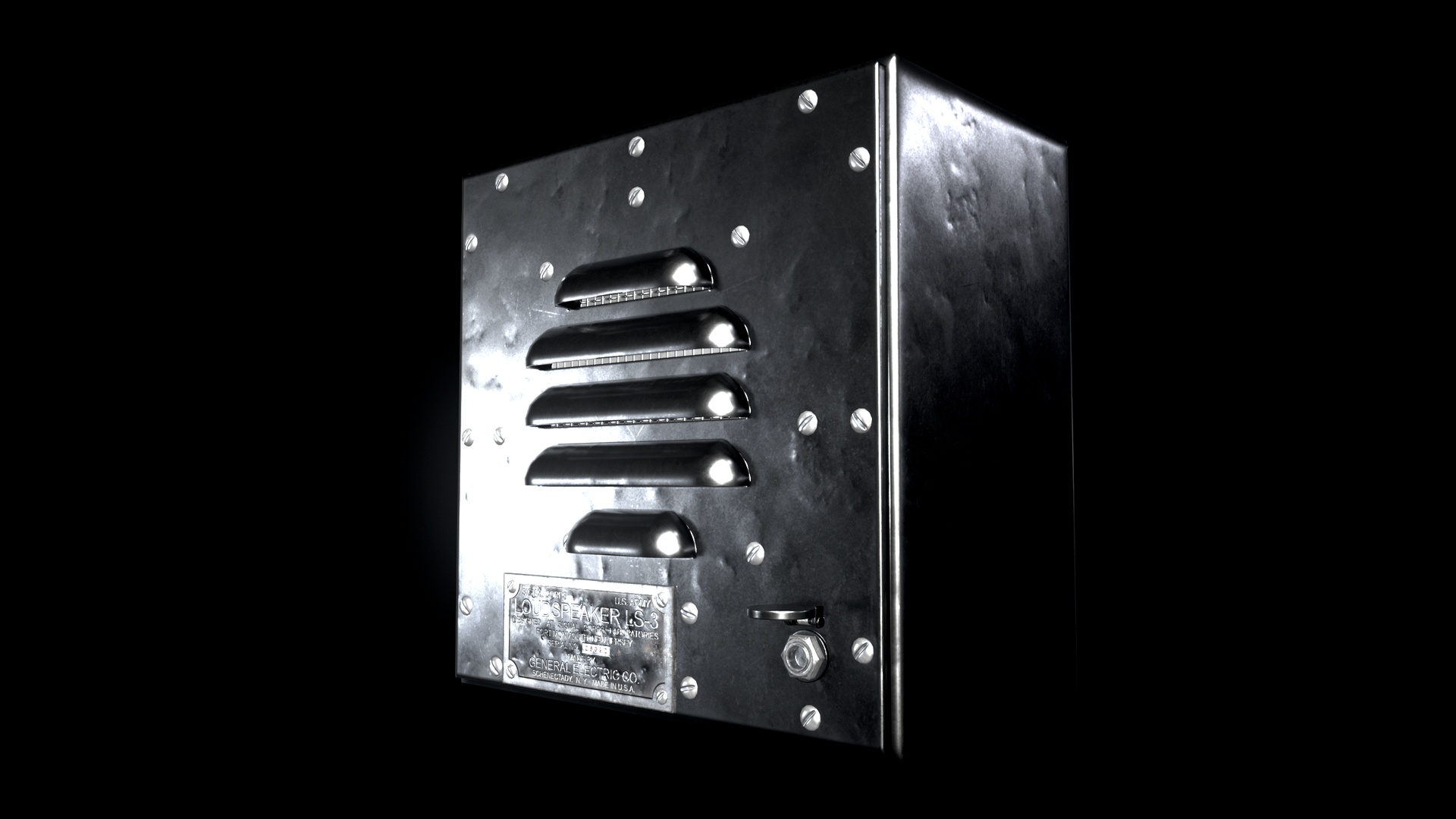 Media 1 for listing Loudspeaker Ls 3 - with inside Low-poly 3D model