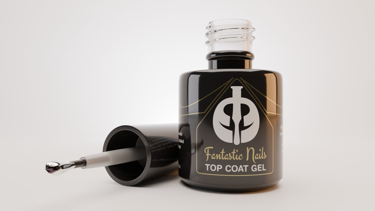 Media 1 for listing Nail coat bottle high poly and mid poly