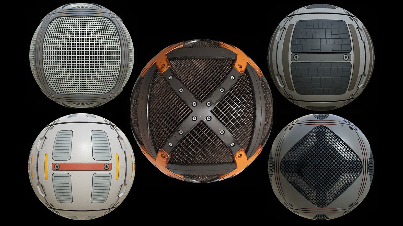 Scifi Material Pack 4 | Fab